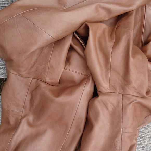 SIZE 44. SCULLY brown genuine leather blazer jacket. - Picture 7 of 16